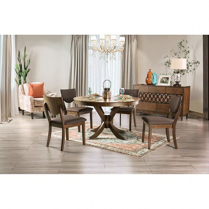 MARINA Walnut Side Dining Room Set