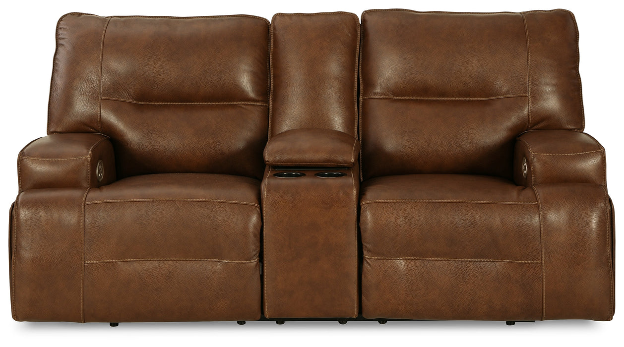 Francesca Power Reclining Loveseat with Console - U2570518 - In Stock Furniture