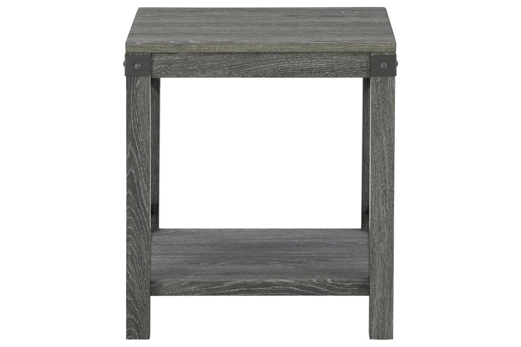 Freedan Grayish Brown End Table - T175-2 - Gate Furniture