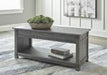 Freedan Grayish Brown Lift-Top Coffee Table - T175-9 - Gate Furniture