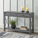 Freedan Grayish Brown Sofa/Console Table - T175-4 - Gate Furniture