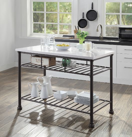 Freyja Kitchen Island - 98941 - In Stock Furniture