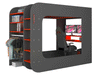 Gamer Bed Red & Black - i38209 - Gate Furniture