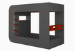 Gamer Bed Red & Black - i38209 - Gate Furniture