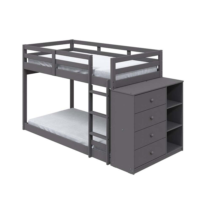 Gaston Twin/Twin Bunk Bed - BD01372 - In Stock Furniture