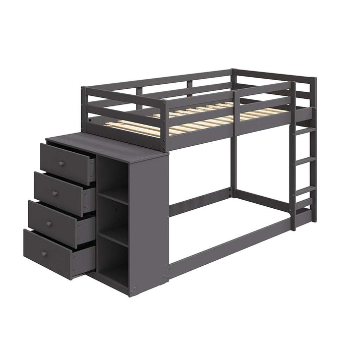 Gaston Twin/Twin Bunk Bed - BD01372 - In Stock Furniture