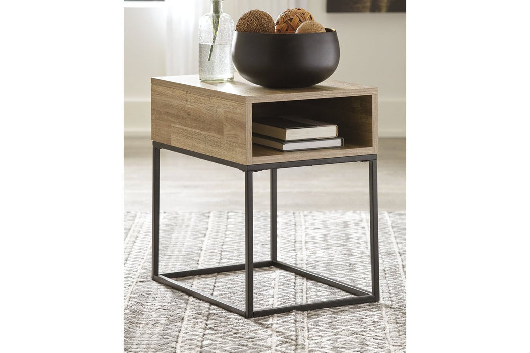 Gerdanet Natural End Table - T150-3 - Gate Furniture