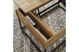 Gerdanet Natural Lift-Top Coffee Table - T150-9 - Gate Furniture