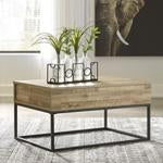 Gerdanet Natural Lift-Top Coffee Table - T150-9 - Gate Furniture