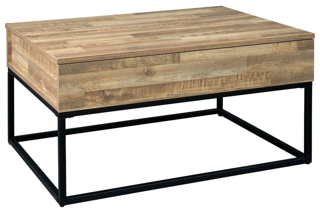 Gerdanet Natural Lift-Top Coffee Table - T150-9 - Gate Furniture