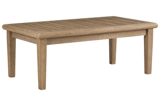 Gerianne Grayish Brown Coffee Table - P805-701 - Gate Furniture