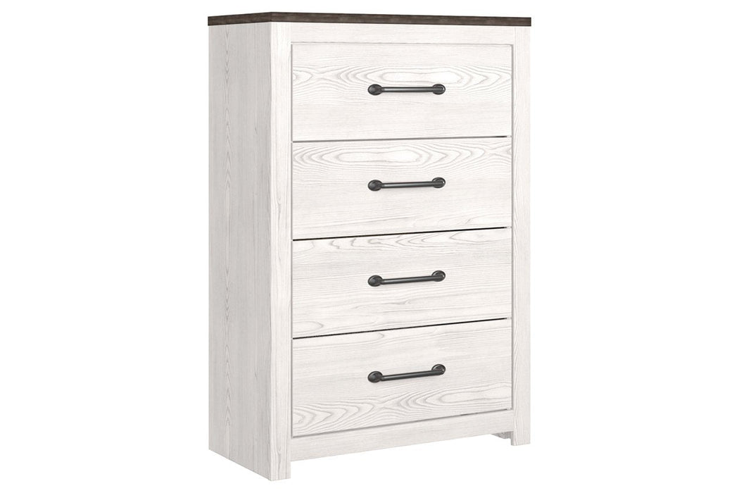 Gerridan White/Gray Chest of Drawers - B1190-44 - Gate Furniture