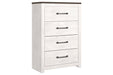 Gerridan White/Gray Chest of Drawers - B1190-44 - Gate Furniture