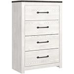 Gerridan White/Gray Chest of Drawers - B1190-44 - Gate Furniture