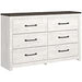 Gerridan White/Gray Dresser - B1190-31 - Gate Furniture