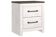 Gerridan White/Gray Nightstand - B1190-92 - Gate Furniture