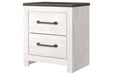 Gerridan White/Gray Nightstand - B1190-92 - Gate Furniture