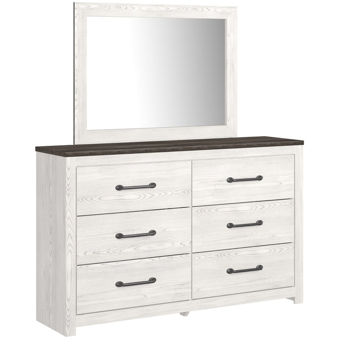 Gerridan White-Gray Panel Bedroom Set - Gate Furniture