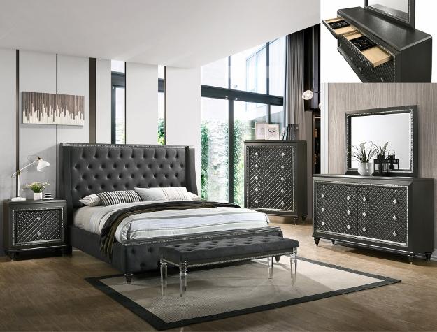 Giovani Dark Gray Dresser - B7900-1 - Gate Furniture