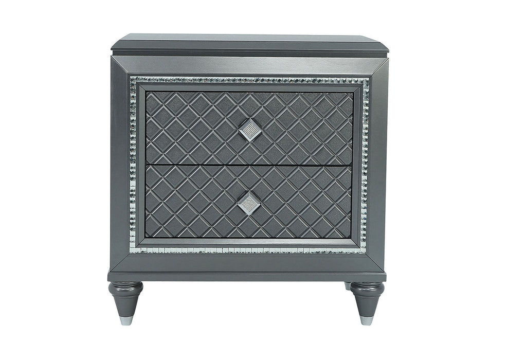 Giovani Dark Gray Nightstand - B7900-2 - Gate Furniture