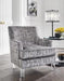 Gloriann Pewter Accent Chair - A3000105 - Gate Furniture