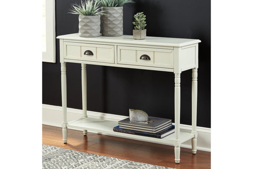 Goverton White Sofa/Console Table - A4000178 - Gate Furniture