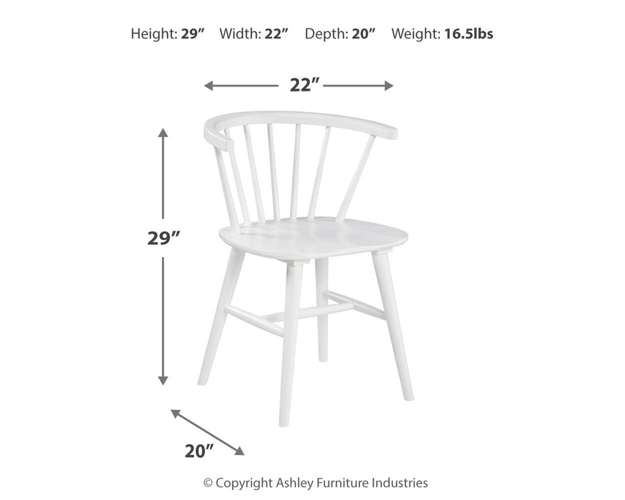 Grannen Dining Chair (Set of 2) - D407-01 - In Stock Furniture