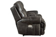 Grearview Charcoal Power Reclining Loveseat with Console - 6500518 - Gate Furniture