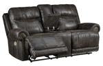 Grearview Charcoal Power Reclining Loveseat with Console - 6500518 - Gate Furniture