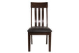 Haddigan Dark Brown Dining Chair (Set of 2) - D596-01 - Gate Furniture