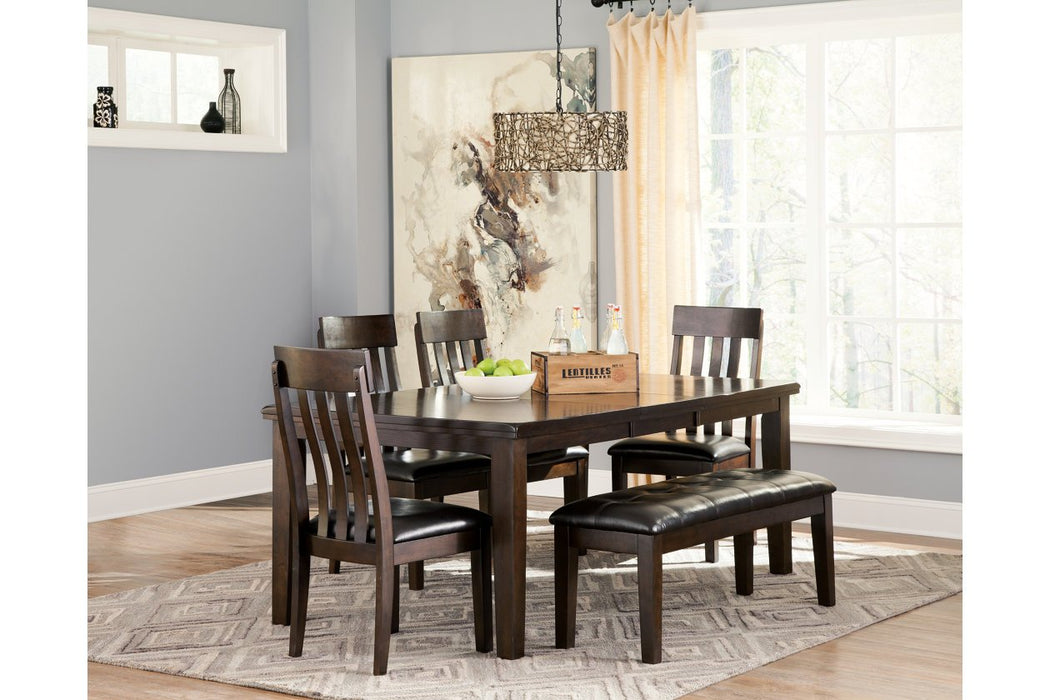 Haddigan Dark Brown Dining Extension Table - D596-35 - Gate Furniture