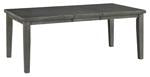 Hallanden Gray Dining Extension Table - D589-35 - Gate Furniture