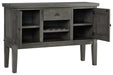 Hallanden Gray Dining Server - D589-60 - Gate Furniture