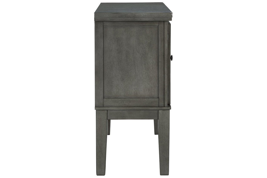 Hallanden Gray Dining Server - D589-60 - Gate Furniture