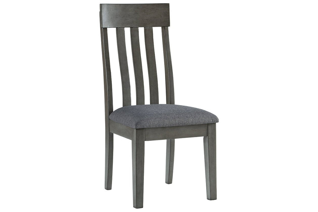 Hallanden Two-tone Gray Dining Chair (Set of 2) - D589-01 - Gate Furniture