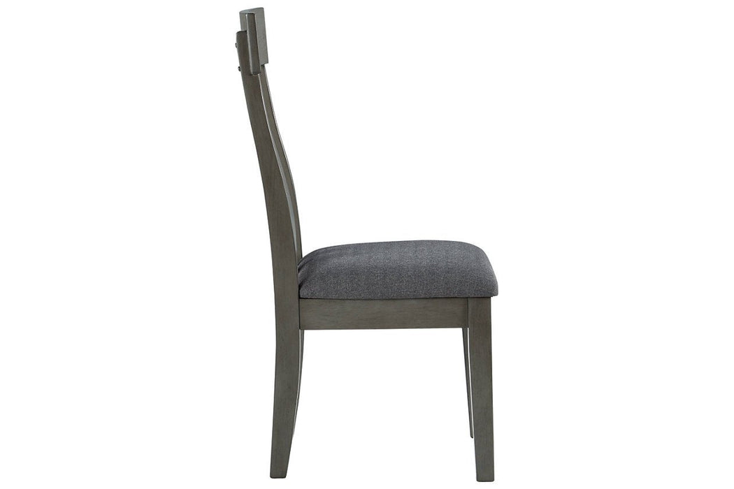 Hallanden Two-tone Gray Dining Chair (Set of 2) - D589-01 - Gate Furniture