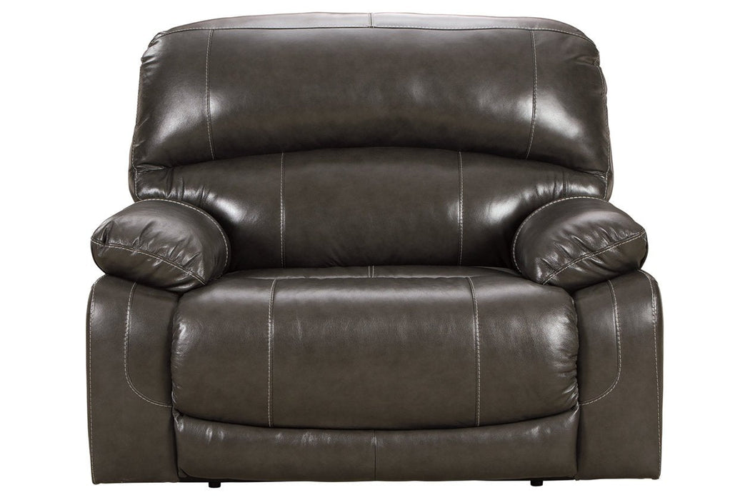 Hallstrung Gray Oversized Power Recliner - U5240382 - Gate Furniture