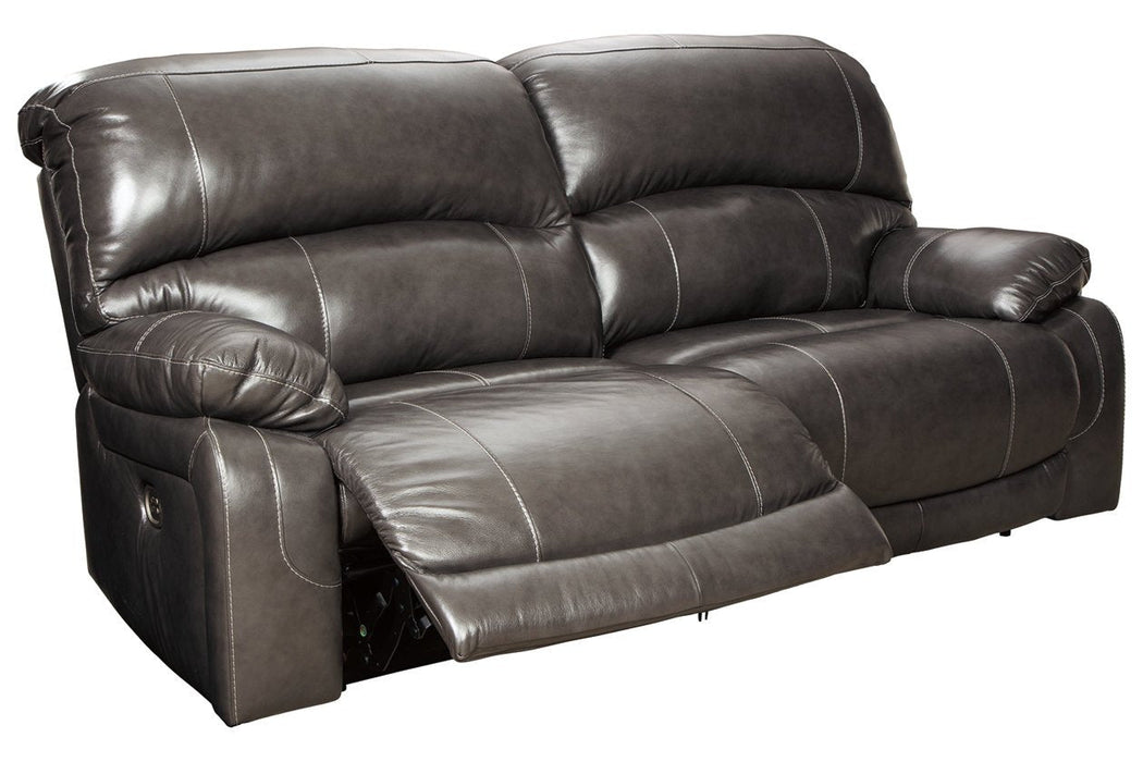 Hallstrung Gray Power Reclining Sofa - U5240347 - Gate Furniture