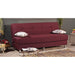 Hamburg 75 in. Convertible Sleeper Sofa in Red with Storage - SB-HAMBURG - In Stock Furniture