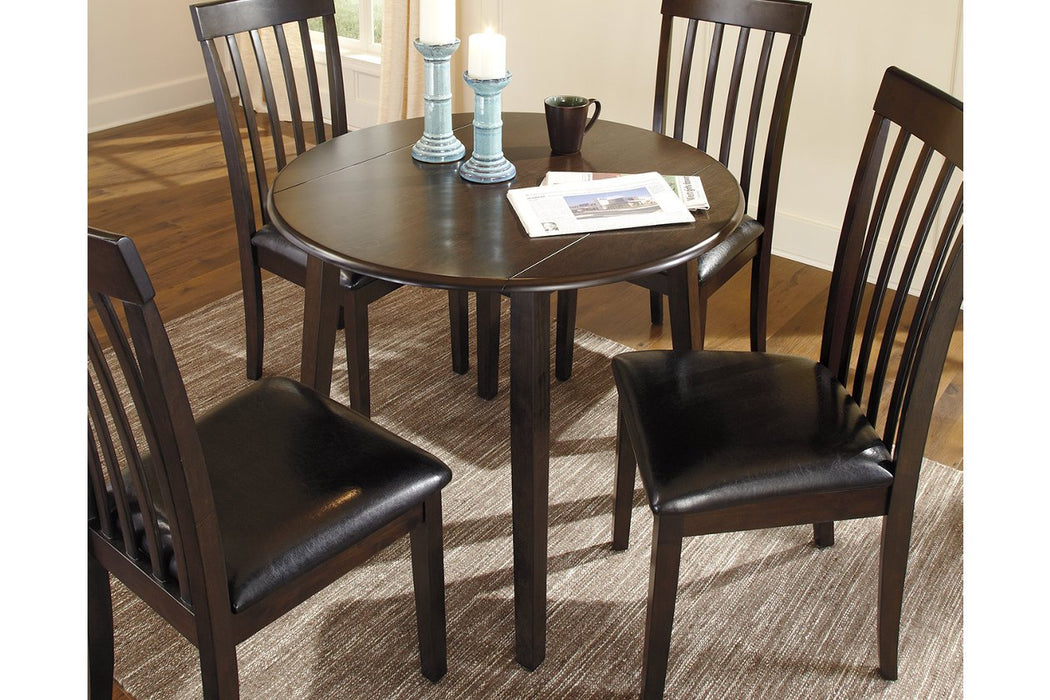 Hammis Dark Brown Dining Drop Leaf Table - D310-15 - Gate Furniture