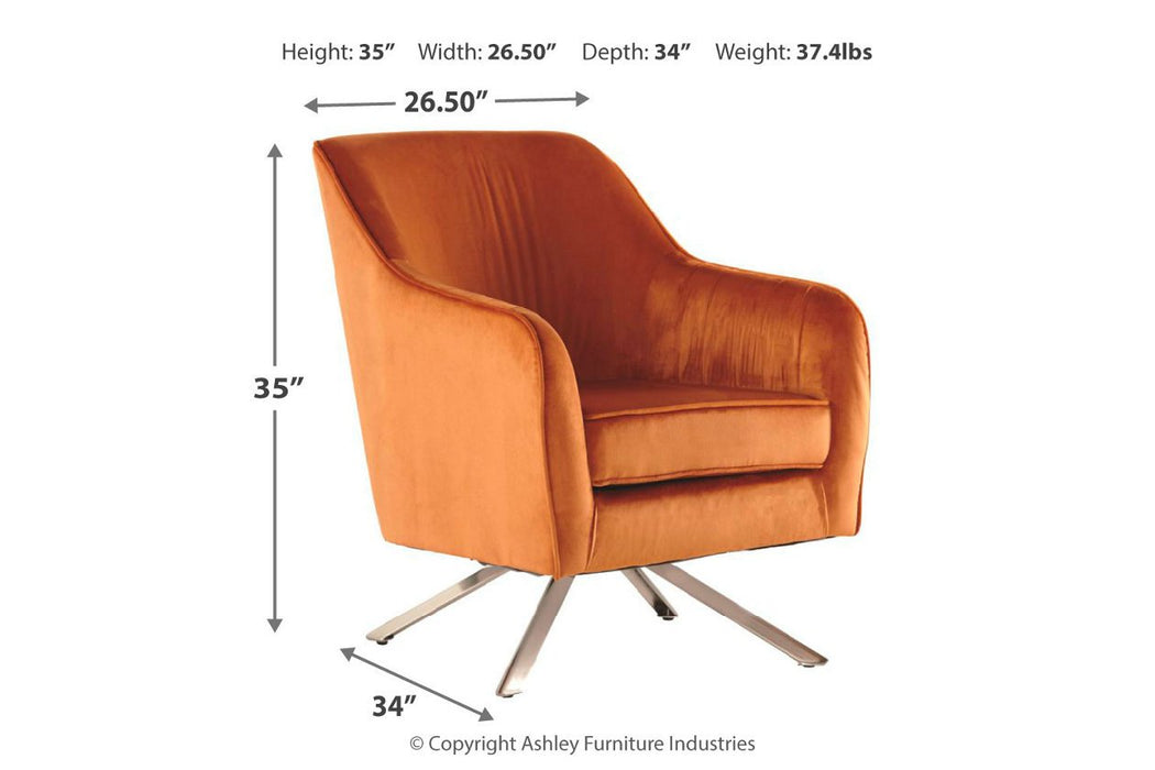 Hangar Rust Accent Chair - A3000174 - Gate Furniture