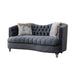 Happy 71 in. Loveseat in Dark Gray - LS-HAPPY-GRAY - In Stock Furniture