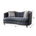 Happy 71 in. Loveseat in Dark Gray - LS-HAPPY-GRAY - In Stock Furniture