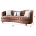 Happy 85 in. Sofa in Brown - SB-HAPPY-BROWN - In Stock Furniture