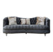 Happy 85 in. Sofa in Dark Gray - SB-HAPPY-GRAY - In Stock Furniture