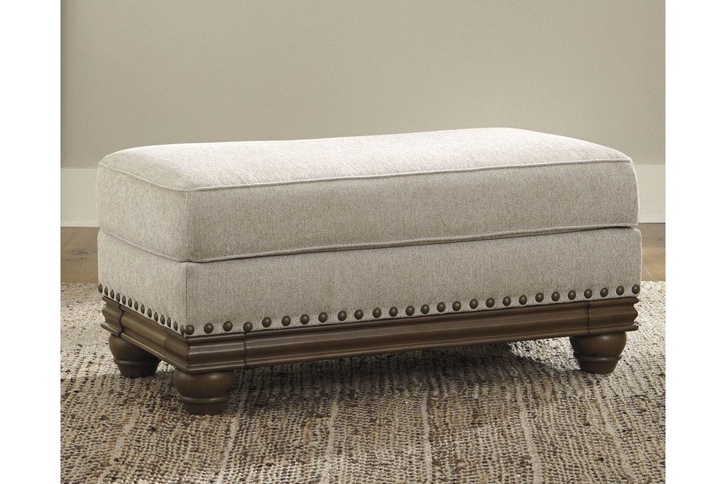 Harleson Wheat Ottoman - 1510414 - Gate Furniture