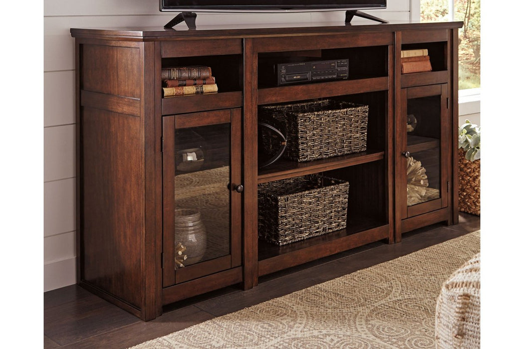 Harpan Reddish Brown 72" TV Stand - W797-68 - Gate Furniture