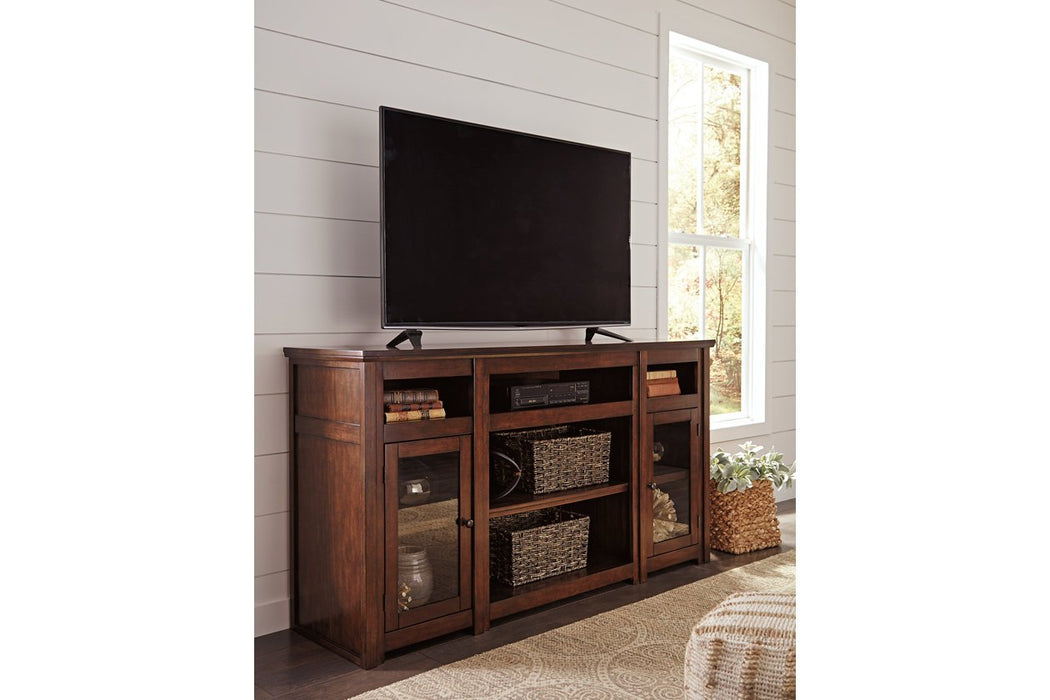 Harpan Reddish Brown 72" TV Stand - W797-68 - Gate Furniture