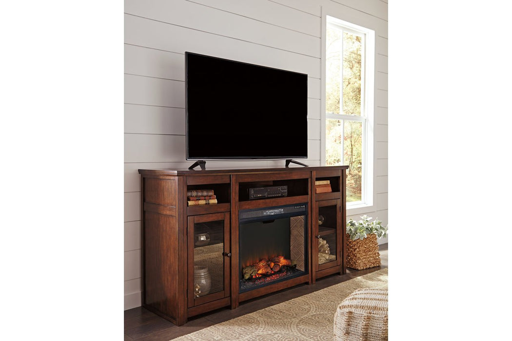 Harpan Reddish Brown 72" TV Stand - W797-68 - Gate Furniture