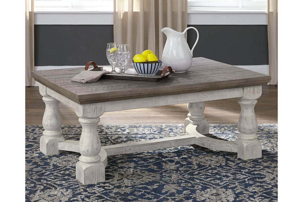 Havalance Gray/White Coffee Table - T814-1 - Gate Furniture